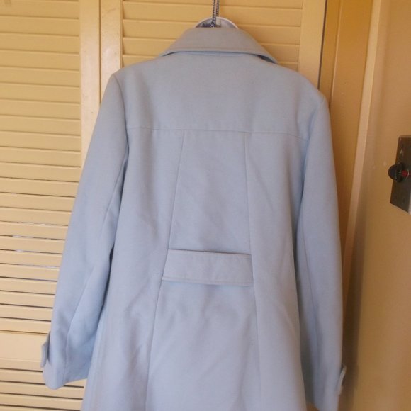 Light Blue Coat Size Women Medium - Picture 3 of 5